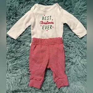 Carter's Festive White and Red Matching Set